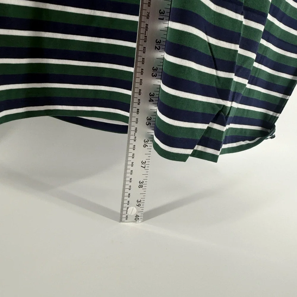 Polo‎ Ralph Lauren Mens Striped T-Shirt 2XLT Tall Pine Green Navy Blue NWT